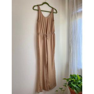 Van de Vort Beige Silky Jumpsuit